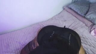 Slutty BBW gets jizz on her face
