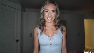 Stepsis letting stepbro touch and fuck her shaved pussy