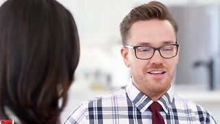Eliza Ibarra has the hots for her professor Kyle Mason. When Kyle asks to view her to talk, she dresses inside a Hottie school girl getup. Kyle needs to talk to Eliza about her behavior inside the classroom. He knows Eliza has been taking pictures of him 