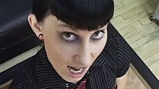 Pierced and Perky Gothic Long Cock - Pierced and Perky