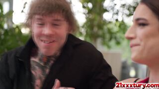 Matt Bird and Dean  shared Candie's holes