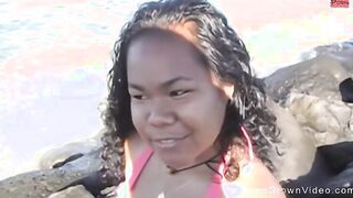 Island Cutie Wanks Rob Robs Long Ebony Cock - Island Sexy Wanks Rob Robs Big African Penis
