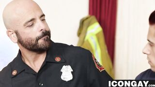Armond Rizzo gets banged by bald big dick DILF Adam Russo