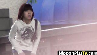 Japanese doll recorded peeing with stowed away voyeur cam