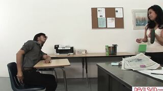 Asian milf teacher fucked by her student