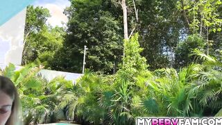 Zeus lets Khloe slobber his dick