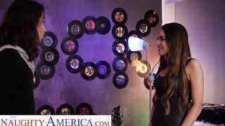 Married Cutie, Kendall Kayden, goes 'groupie' and fucks a rock star for his guitar