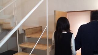 Japanese female employee filming JAV directors filming their own movies