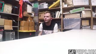 Tatted young perp Penetrated by a horny cop till he cums