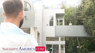 Gorgeous Raven Lane wants to have some fun on vacation and theres no better way than fucking a stranger