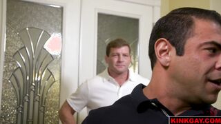 Father-Son Duo DOUBLE ANAL fuck family man