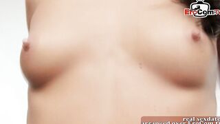 slender dark hair 19 yo tiny boobies got plowed