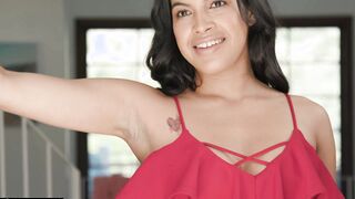 Red Cutie Maya Farrell Seduces Her Homemade Stripper two