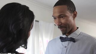 Red Cutie Maya Farrell Seduces Her Homemade Stripper two
