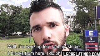 After a blowjob a bearded beginner enjoys raw drilling