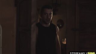 Stepson peeping on busty naked stepmom