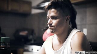 Stepson demand to fuck both his stepmoms