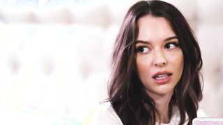 Teen babe masturbating with her stepmom