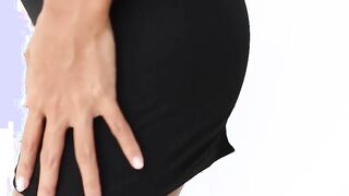 Tanned Black Hot Putri Cinta, opening her small snatch