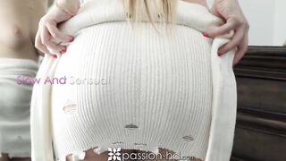 PASSION-HD Voluptuous Blonde Gets Banged! And Facialed