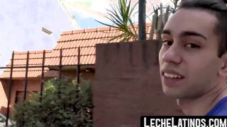 For the first time a straight Latino gets his behind bare