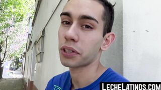 For the first time a straight Latino gets his behind bare