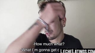 Hardcore anal gets a Latino dude to suck cock for money