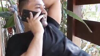 Morena gostosa do rabão fudendo com o negão dotado
