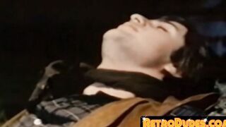Cowpokes go for hard crude beating in this classic gay video