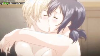Hot busty teens enjoy amazing threesome sex