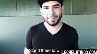 Gay banging for a macho Latino straighty for the first time