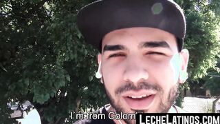 Gay banging for a macho Latino straighty for the first time