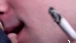 Smoking Twinks pleasureÂ of jerking off and throatfucking