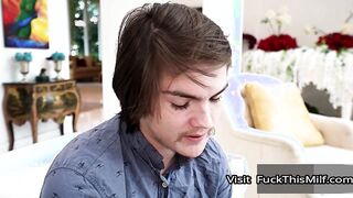 Strict MILF Boss Fucks The New Intern To Improve His Performance