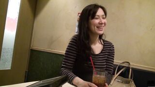 Bushy Japanese fiance love hotel karaoke singalong with sex