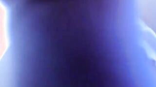 Blonde Chick with big tits bends over and masturbates