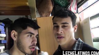 Two Latinos who are not gay offered to pay for bareback fucking