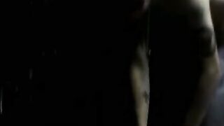 Amateur filmed while jacking off in the middle of the night