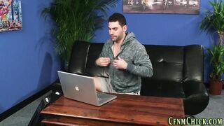 Cfnm babes blowing and jerking cock