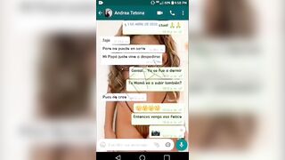 Angela is a friend from work, we talk on WhatsApp,