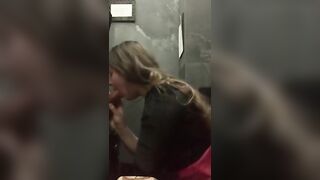 Women from the site blows me into the cafe restroom