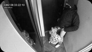 Concealed camera - wifey blown the postman while hubby into