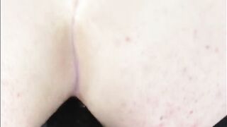 Submissive anal whore masturbating