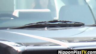 Japanese women recorded pissing with stowed away voyeur cam