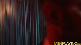 Executive makes out with partner before hammering his ass