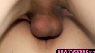 Blonde youngster Oliver Thompson ass extended inyourface after BJ
