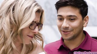 Stepson Max Fills pounding his stepmom Cory Chase with his big cock