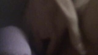 Horny Japanese whore masturbates while voyeur watches her
