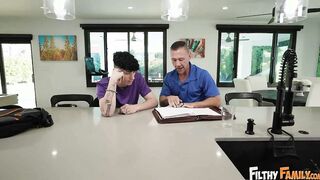 Dad share his hot new wife to his son