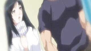 Sweet busty babe getting fucked hard